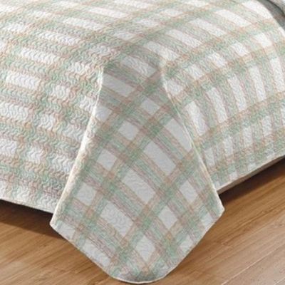 Kit Cobre Leito Colcha Daily King 3 Peças Dupla Face Estampado - Modelo 70 - 100% Poliéster