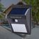 Luminaria Solar Jardim Parede 30 Led Sensor Movimento Gt512