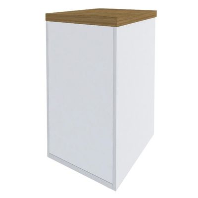 Gaveteiro Para Escritório Home Office 2 Gavetas Orly A02 Olmo Branco - Lyam Decor