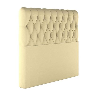 Cabeceira Estofada King 195 Cm Topázio Linho Creme