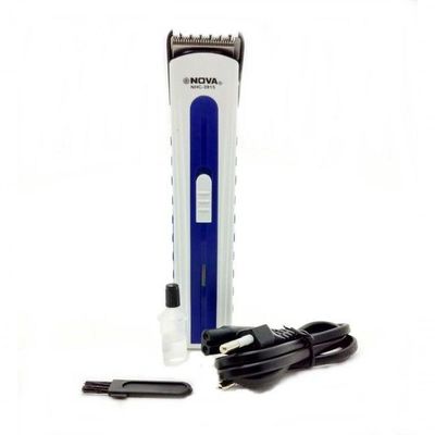 Máquininha Corta Barba Cabelo Pelos Pézinho Nova Nhc-3915 - Azul