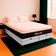 Cama Box King Branco Colchão Dallas Molas Vstore 193x203x20