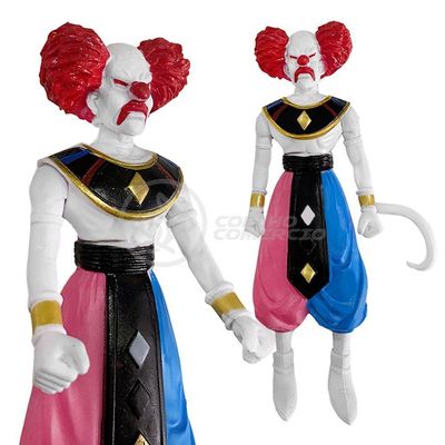 Action Figure Belmod Articulado Dragon Ball Super: Boneco Deus Da Destruição + 2 Esferas Do Dragão
