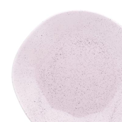 Conjunto 2 Pratos Fundos 22,5cm Ryo Pink Sand Porcelana Oxford