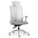 Kit 2 Cadeiras Escritório Giratória Presidente Flow F02 Base Cinza Sintético Cinza - Lyam Decor