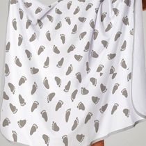Toalha de Banho Baby Tecebem com Capuz Estampada Mia 70cmx90cm Branco