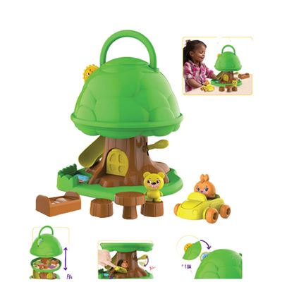 Brinquedo De Atividades Casa Na Árvore Com Acessórios - Elka 1214