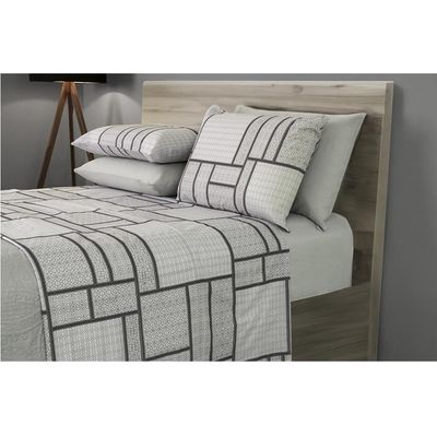 Jogo de Cama Duplo Queen 4 Peças Vancouver Sonhare Bronze