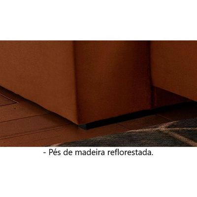 Sofá Retrátil E Reclinável Apolo 1,80m 2 Lugares Terracota