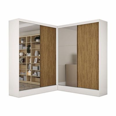 Closet Casal Duplo Belém 4 Portas  4 Gavetas Carioca Móveis