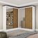 Closet Casal Duplo Belém 4 Portas  4 Gavetas Carioca Móveis