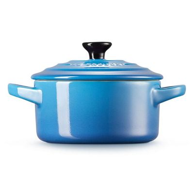 MINI COCOTTE LE CREUSET 250ML 10CM BK/AZUL MARSEILLE 81901100600103