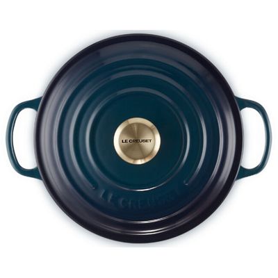 PANELA REDONDA LE CREUSET 18CM SIGNATURE AZUL AGAVE 21177184220450