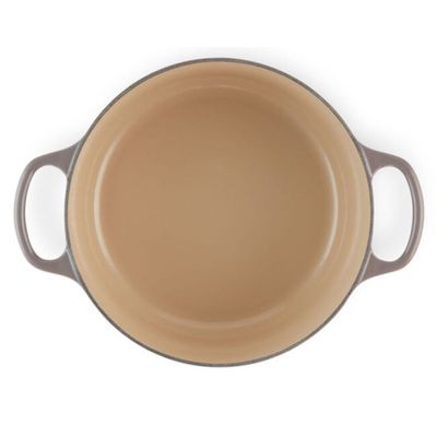 KIT LE CREUSET 4 PANELAS REDONDAS 20 22 24 E 26CM EM FERRO ESMALTADO CINZA FLINT