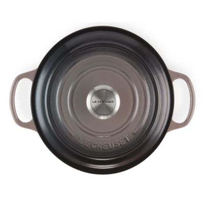 KIT LE CREUSET 4 PANELAS REDONDAS 20 22 24 E 26CM EM FERRO ESMALTADO CINZA FLINT