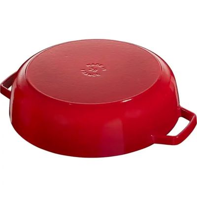 CAÇAROLA STAUB REDONDA EM FERRO FUNDIDO VERMELHO CEREJA 28CM 405098520