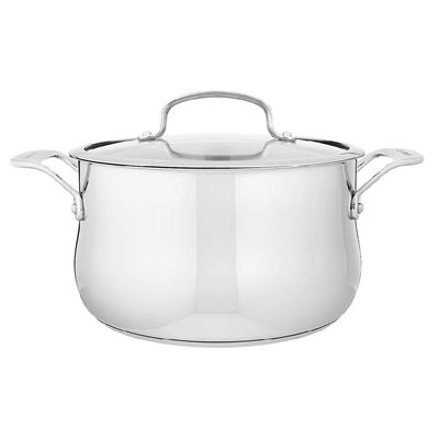 PANELA CUISINART CONTOUR 5 EM AÇO INOX COM TAMPA 445-22