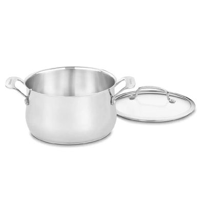PANELA CUISINART CONTOUR 5 EM AÇO INOX COM TAMPA 445-22