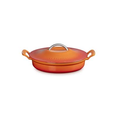 CAÇAROLA BUFFET LE CREUSET MODERN 28CM HERITAGE EM FERRO FUNDIDO LARANJA 21701280902430
