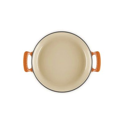 CAÇAROLA BUFFET LE CREUSET MODERN 28CM HERITAGE EM FERRO FUNDIDO LARANJA 21701280902430