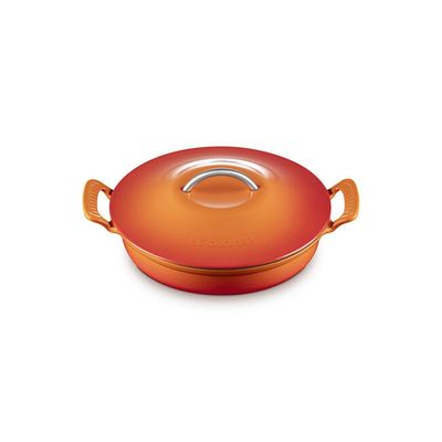 CAÇAROLA BUFFET LE CREUSET MODERN 28CM HERITAGE EM FERRO FUNDIDO LARANJA 21701280902430