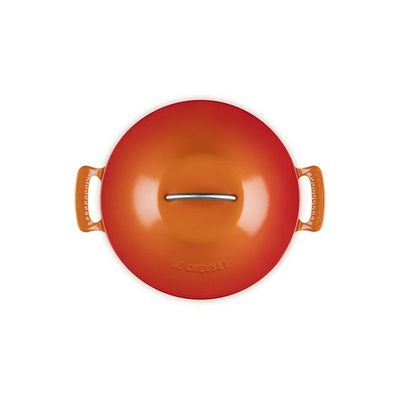 CAÇAROLA BUFFET LE CREUSET MODERN 28CM HERITAGE EM FERRO FUNDIDO LARANJA 21701280902430