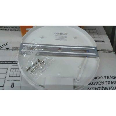 Arandela Led Redonda 12 Watts Bivolt 6500k - 05804 - Ourolux