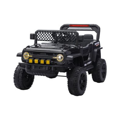 Jipe Elétrico Infantil Bang Toys N6 Com Controle Remoto Preto 12v