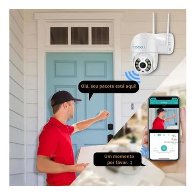 Câmera Ip De Segurança Wifi Externa Yoosee 360° Graus