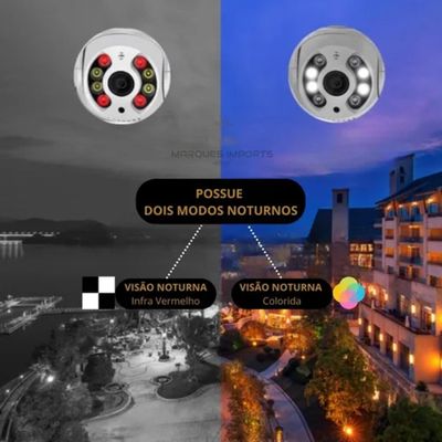 Câmera Ip De Segurança Wifi Externa Yoosee 360° Graus