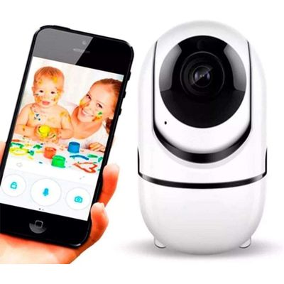 Câmera Ip Varredura Automática Ptz Noturna Wireless 720p