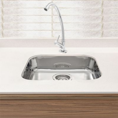 Torneira De Cozinha Oliveira Luxo 1168 C-72 1/4 Volta De Bancada Com Bica Móvel