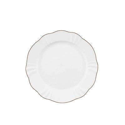 Jogo de Jantar Chá Café 42 Pçs Porcelana Oxford Soleil Victória Ouro