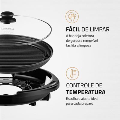 Grill Redondo Mondial Cook & Grill 40 G-03 220