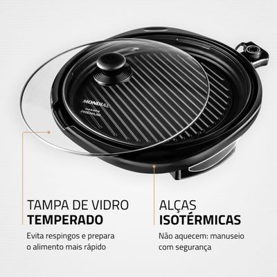 Grill Redondo Mondial Cook & Grill 40 G-03 220