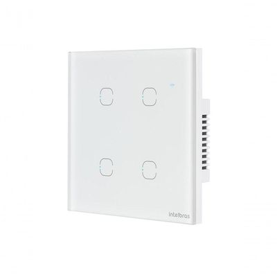 Interruptor Smart Wi-fi Touch 4 Teclas Ews 1004 Branco 4850029