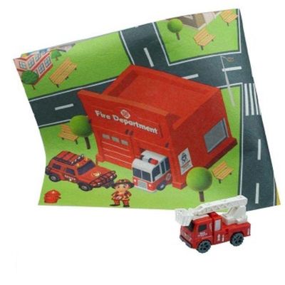 Tapete Infantil Divertido Pista De Corrida Hot Whells Cidade Com Carrinho Tatame Educativo Quarto Interativo