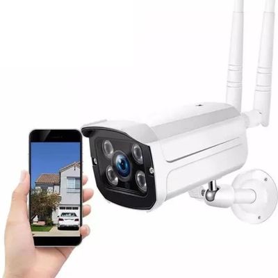Câmera de segurança WiFi externa HD 1080P à prova d'água visão noturna inteligente