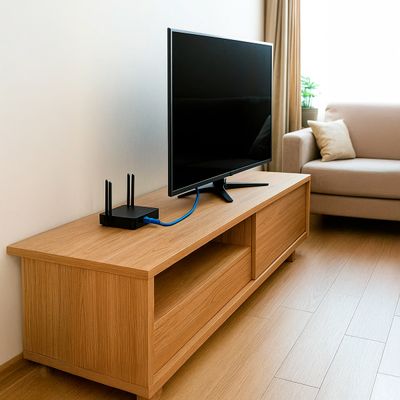 Cabo de Rede 5m Lan Internet Crimpado Azul Ethernet - Conexão Rápida e Estável para Internet e Redes