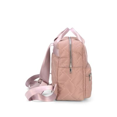 Mochila Feminina Nylon Gash BG72605 Matelassê Rosa