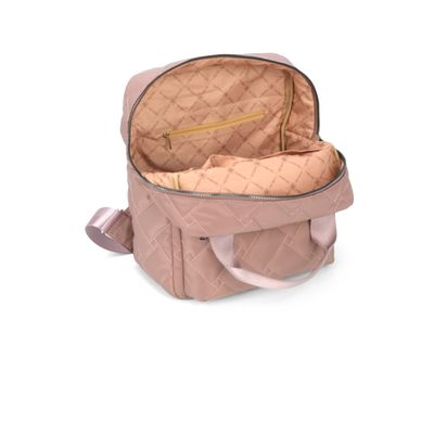Mochila Feminina Nylon Gash BG72605 Matelassê Rosa