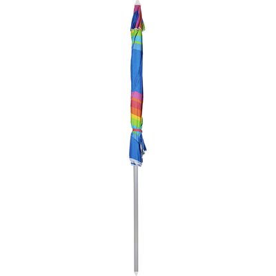 Guarda-Sol Articulado Rainbow 2,60m em Poliéster Estampas Sortidas Bel 2,60m
