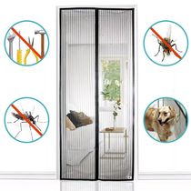 CORTINA MAGNÉTICA TELA MOSQUITEIRA FECHAMENTO AUTOMÁTICO PERNILONGO MOSCA 100X210CM