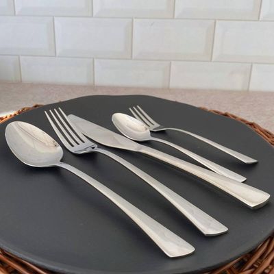 Faqueiro 20 Peças Aço Inox Verona Wolff Talheres Mesa Posta Jantar Almoço 4 Pessoas