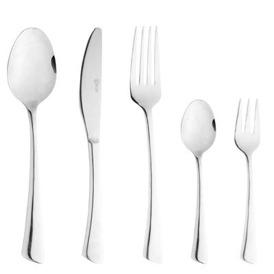 Faqueiro 20 Peças Aço Inox Verona Wolff Talheres Mesa Posta Jantar Almoço 4 Pessoas