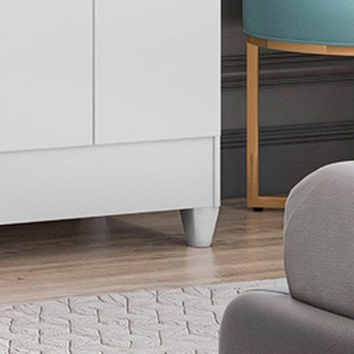Guarda Roupa Roupeiro Casal Panama 6 Portas 2 Gavetas Branco Acetinado - Moval