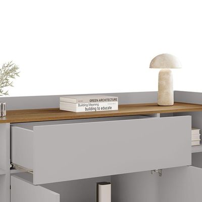Aparador Buffet Future Off-white Com Cinamomo - Bechara