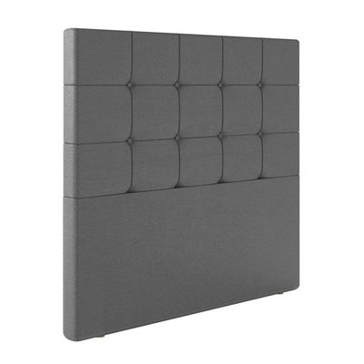 Cabeceira Estofada Solteiro 90 Cm Safira Corino Cor: Preto