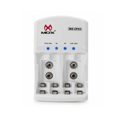 Carregador de Pilhas AA, AAA e Bateria 9V Bivolt - CP50