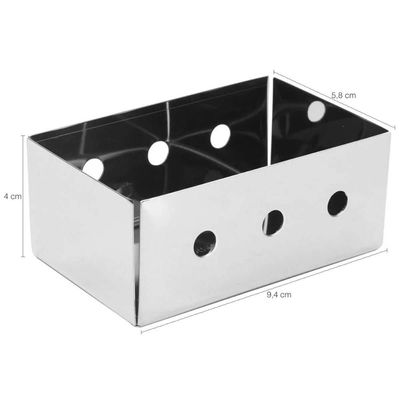 Conjunto 24 Suportes para Sachês Aço Inox Porta Molhos Chá Açúcar Adoçante Sal Brinox
